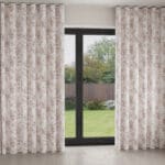 Laura Ashley Walled Garden Dark Blush Wave Curtain