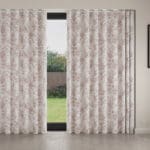 Laura Ashley Walled Garden Dark Blush Wave Curtain