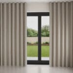 Laura Ashley Whitebrook Dove Grey Wave Curtain