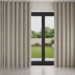 Laura Ashley Whitebrook Dove Grey Wave Curtain