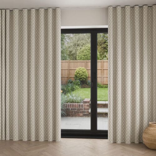 Laura Ashley Whitebrook Natural Wave Curtain
