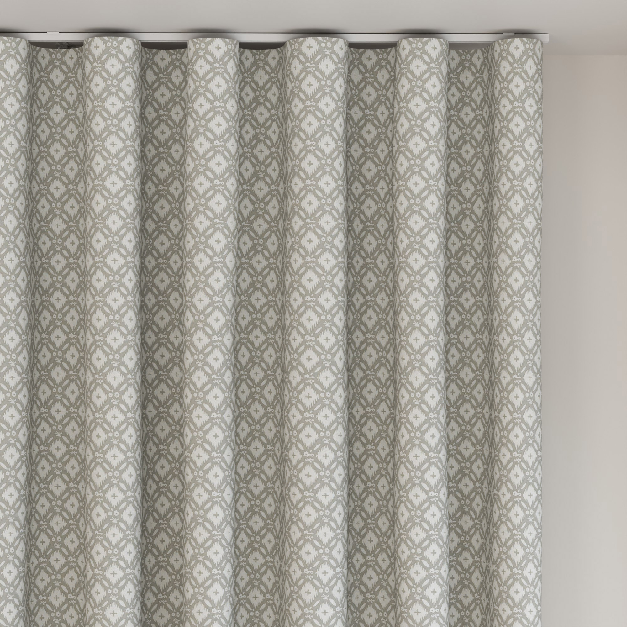 Laura Ashley Whitebrook Steel Wave Curtain - Image 5