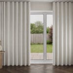 Laura Ashley Wickerwork Dove Grey Wave Curtain