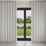 Laura Ashley Wickerwork Sage Wave Curtain
