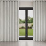 Laura Ashley Wickerwork Sage Wave Curtain