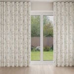 Laura Ashley Wild Meadow Chalk Pink Wave Curtain