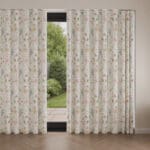 Laura Ashley Wild Meadow Coral Pink Wave Curtain