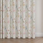 Laura Ashley Wild Meadow Coral Pink Wave Curtain