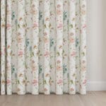 Laura Ashley Wild Meadow Crimson Wave Curtain