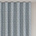 Laura Ashley Willow Leaf Chenille Pale Seaspray Wave Curtain
