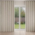 Laura Ashley Willow Leaf Natural Wave Curtain