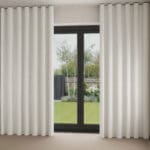 Laura Ashley Wood Violet Gold Wave Curtain