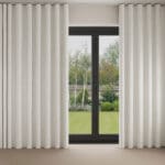 Laura Ashley Wood Violet Gold Wave Curtain