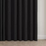 Cyrus Charcoal Wave Curtain
