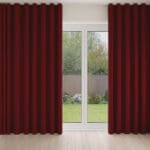 Cyrus Crimson Wave Curtain