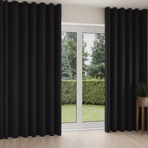Cyrus Ebony Wave Curtain