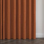 Cyrus Terracotta Wave Curtain