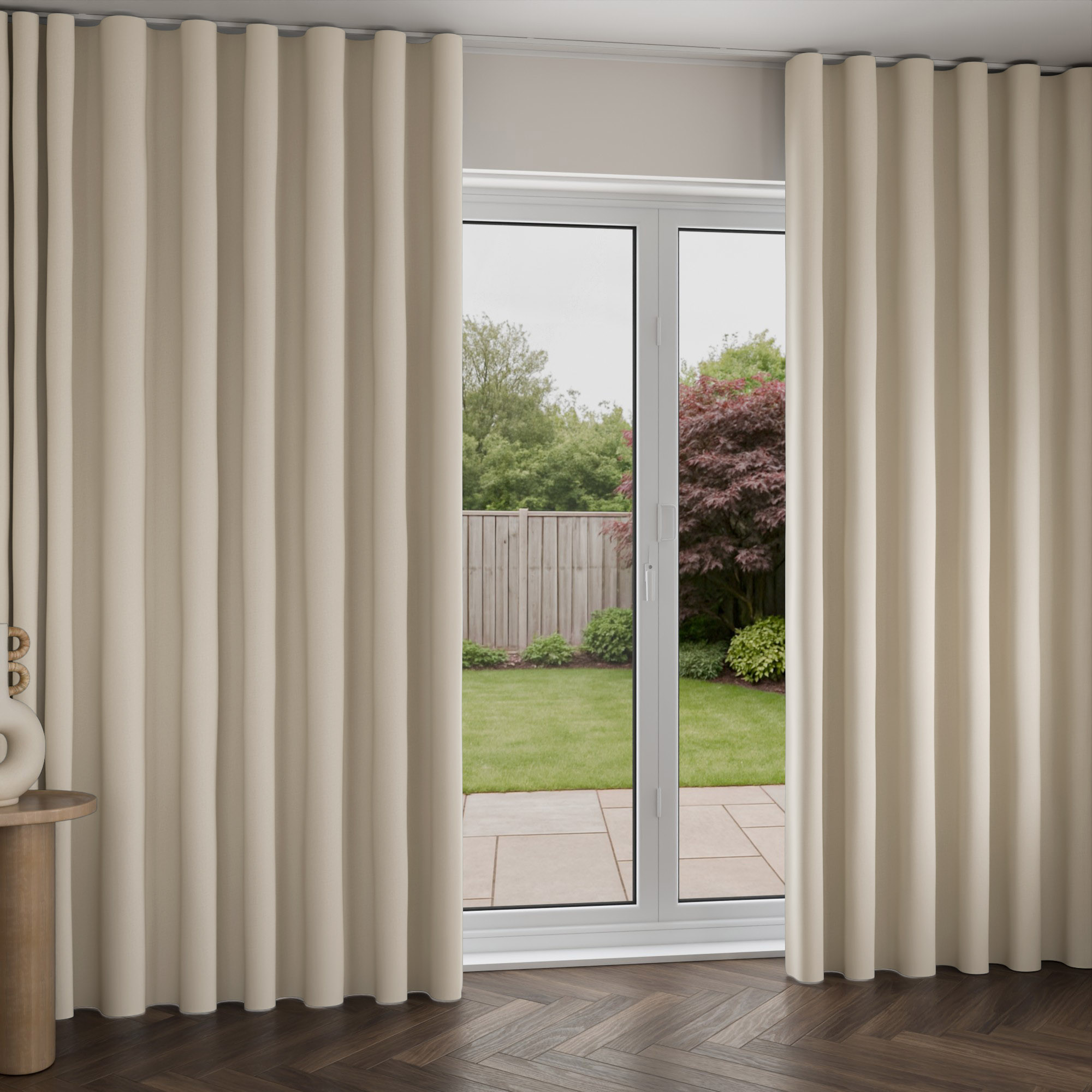 Harlow Oyster Wave Curtain - Image 2