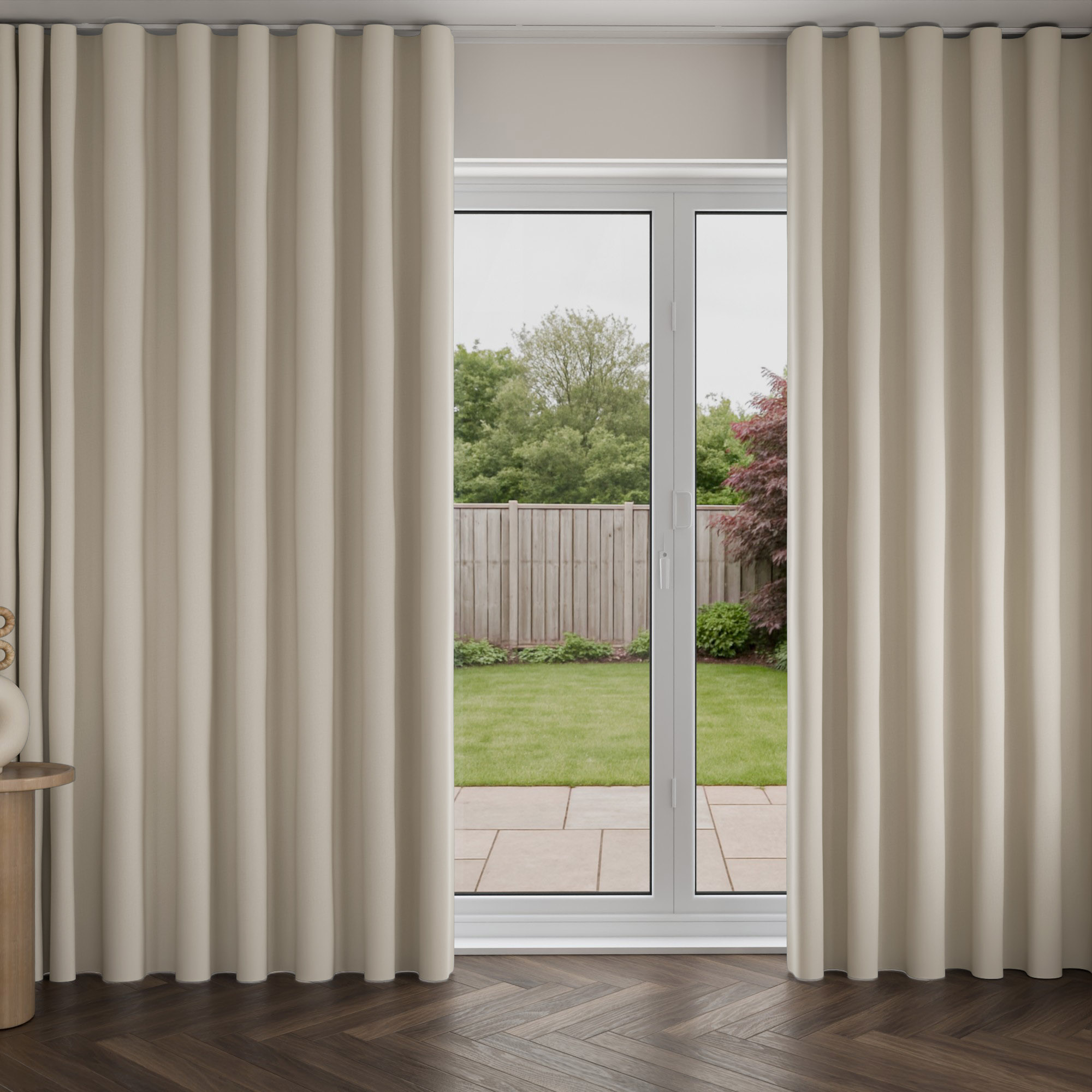 Harlow Oyster Wave Curtain - Image 3