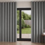 Harlow Slate Wave Curtain