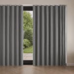 Harlow Slate Wave Curtain