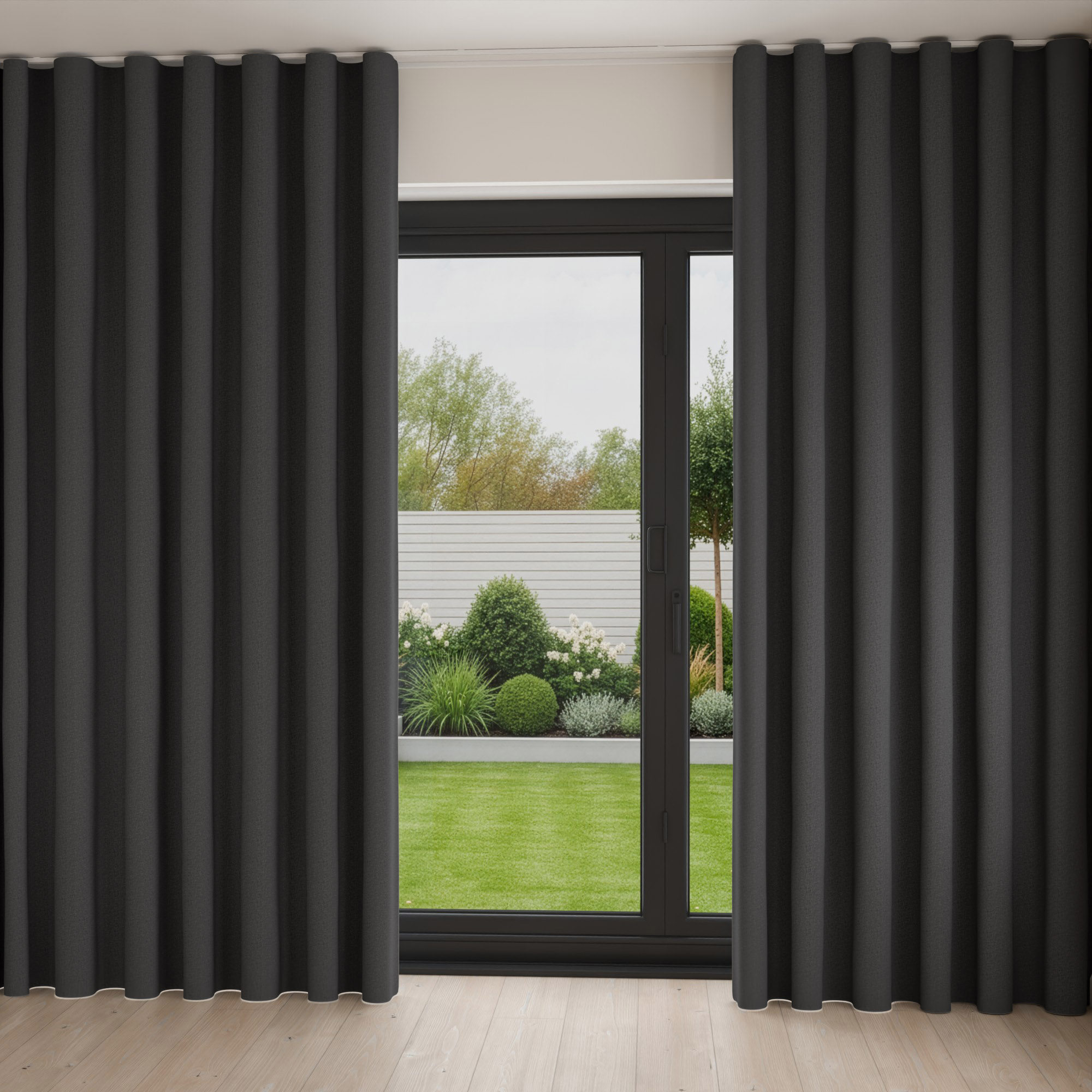 Harlow Smoke Wave Curtain