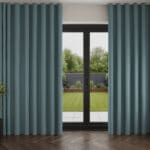 Harlow Teal Wave Curtain