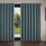 Harlow Teal Wave Curtain
