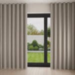 Harlow Oatmeal Wave Curtain