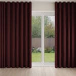 Keaton Claret Wave Curtain