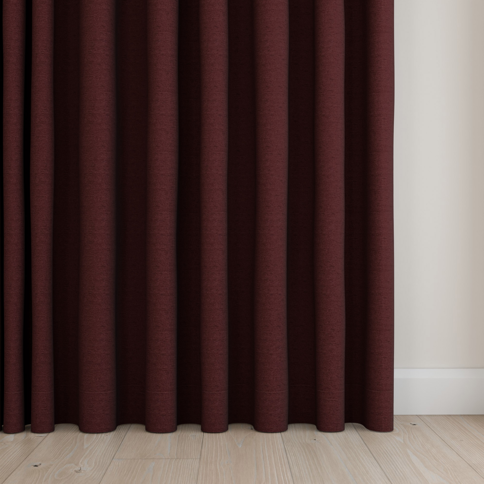Keaton Claret Wave Curtain - Image 5