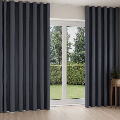 Keaton Indigo Wave Curtain