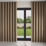 Keaton Latte Wave Curtain