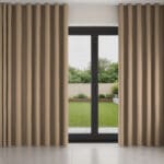 Keaton Latte Wave Curtain