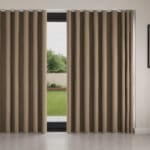 Keaton Latte Wave Curtain