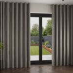 Keaton Pewter Wave Curtain