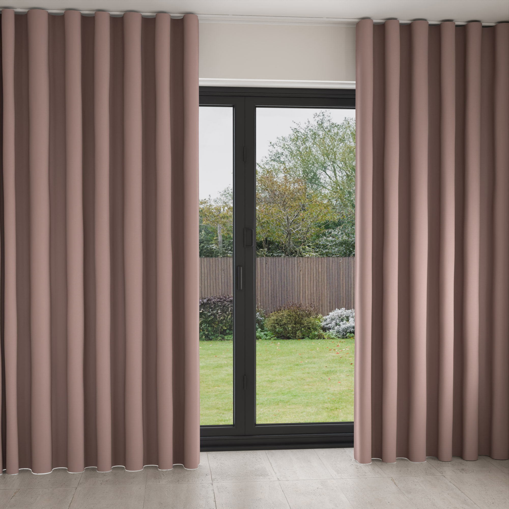 Keaton Rose Wave Curtain