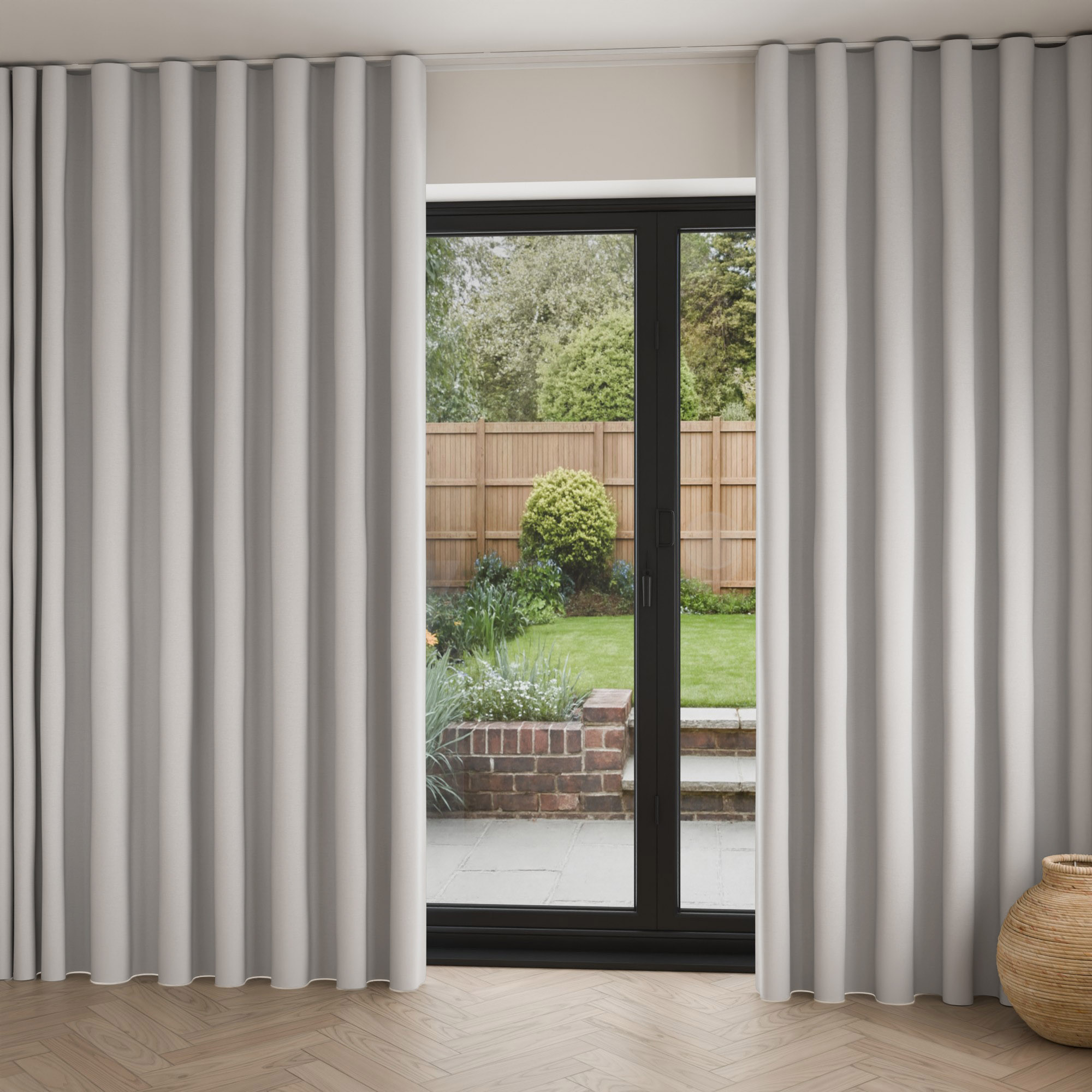 Keaton Silver Wave Curtain - Image 2
