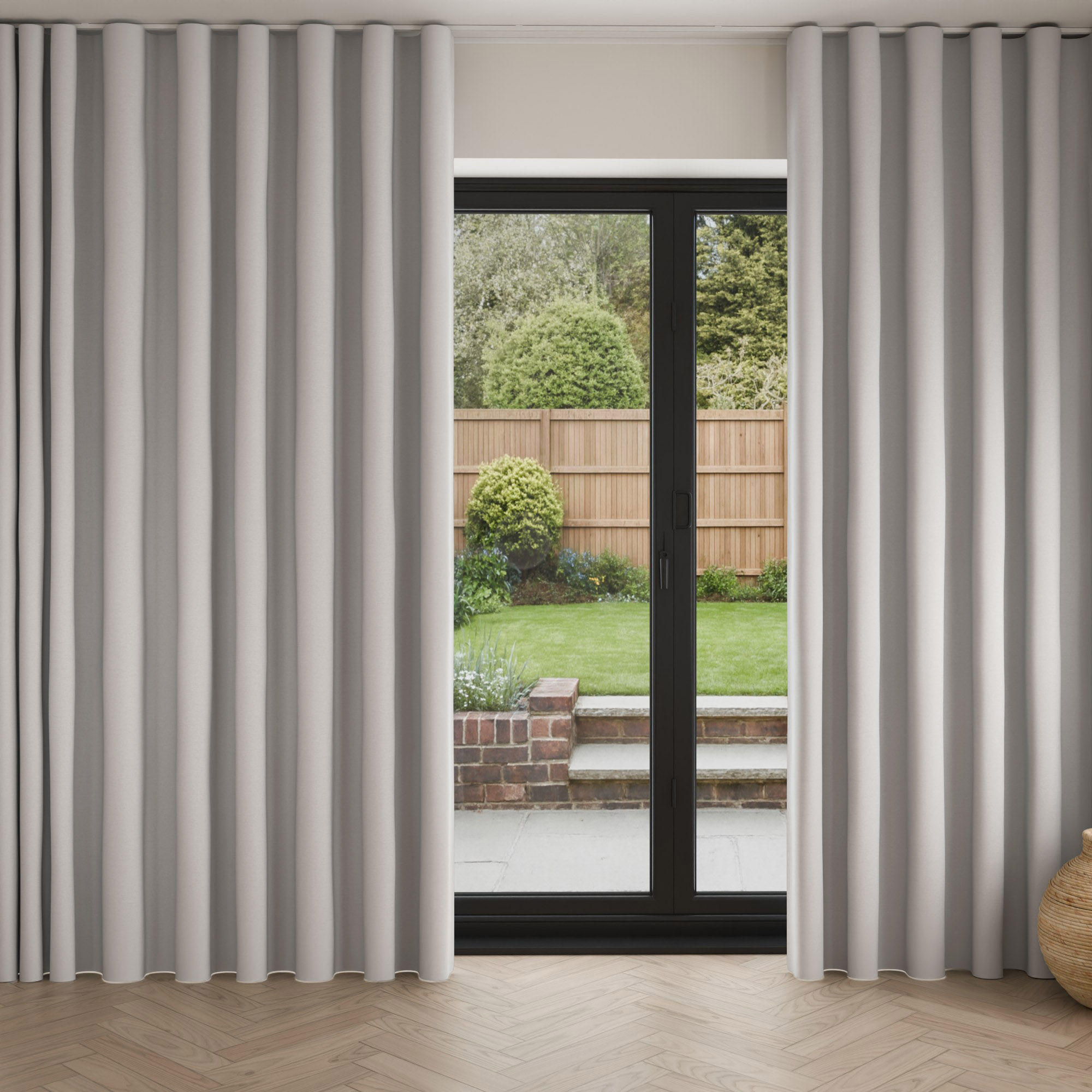 Keaton Silver Wave Curtain - Image 3