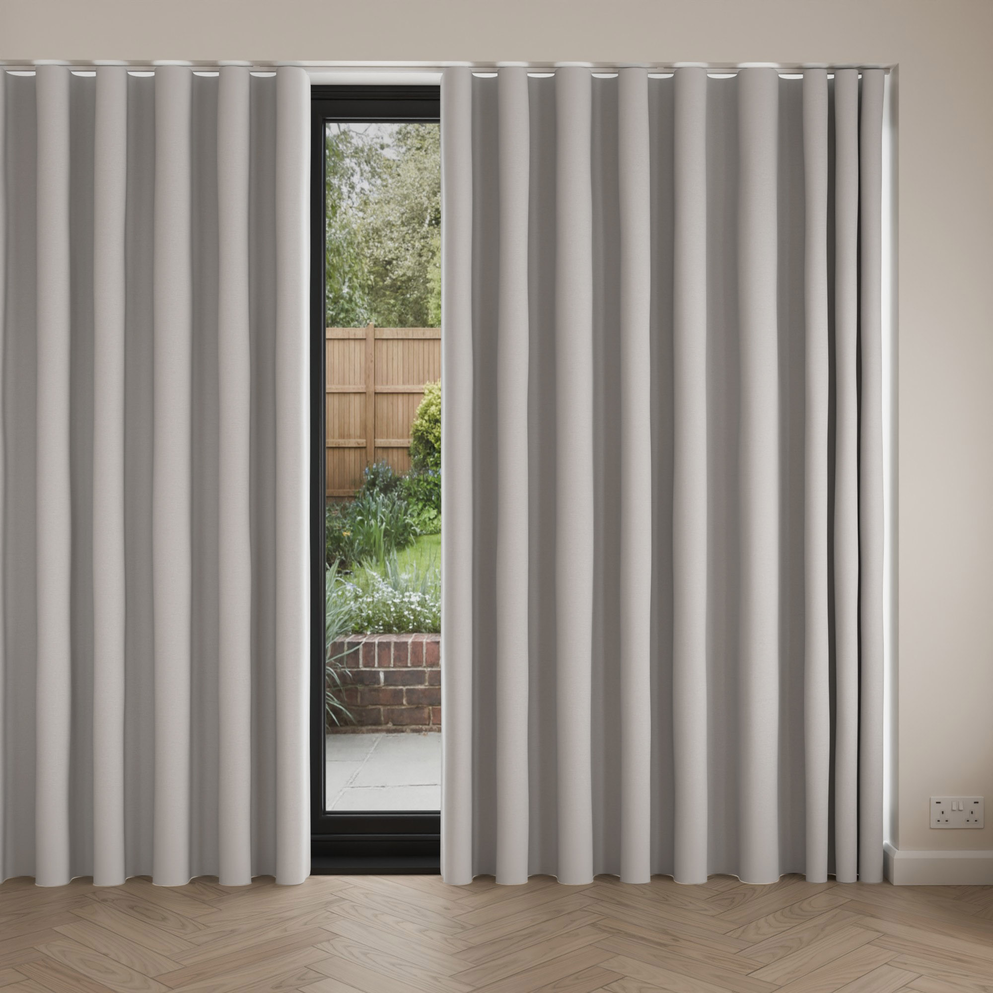 Keaton Silver Wave Curtain - Image 4