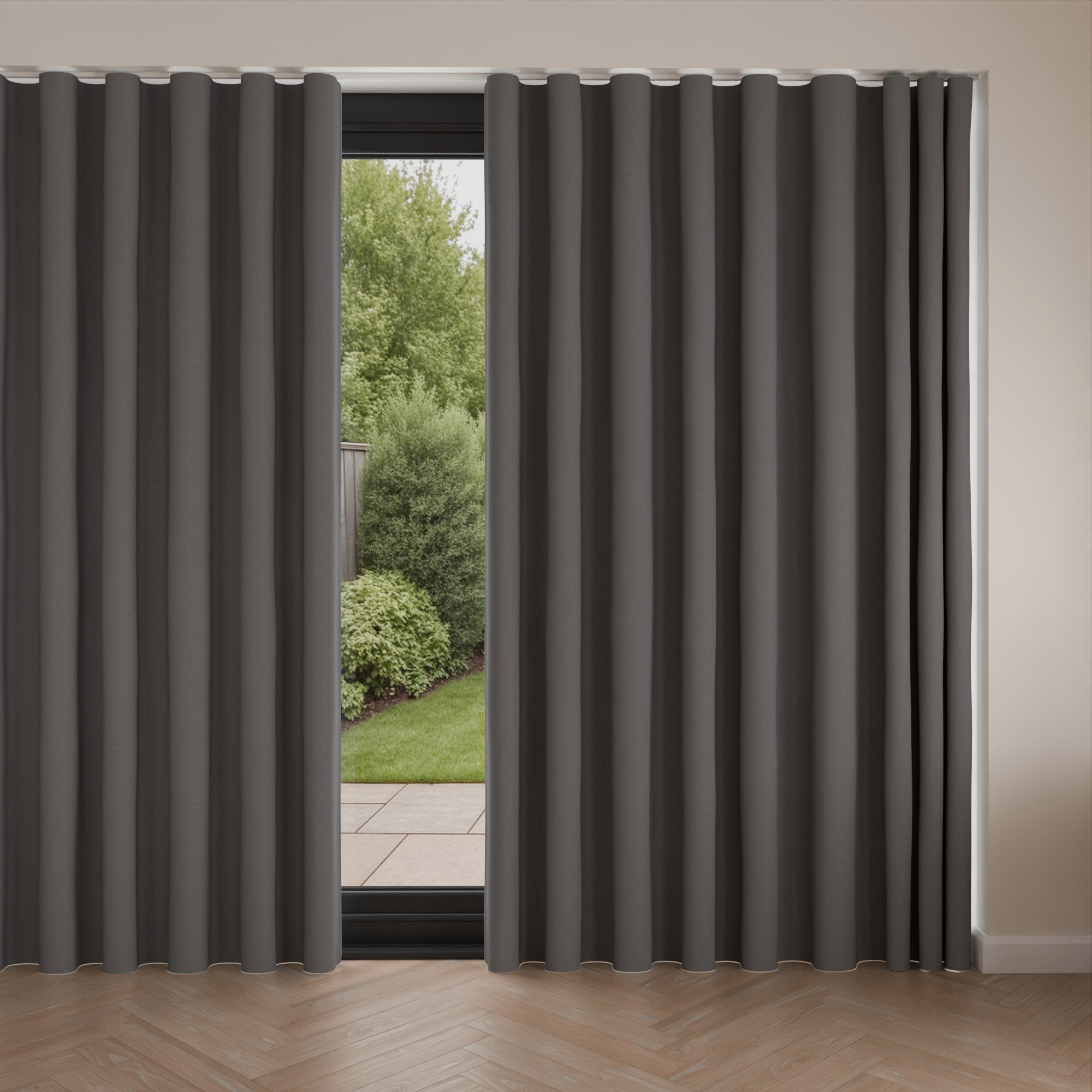 Keaton Slate Wave Curtain - Image 4