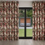 Mara Scarlet Wave Curtain