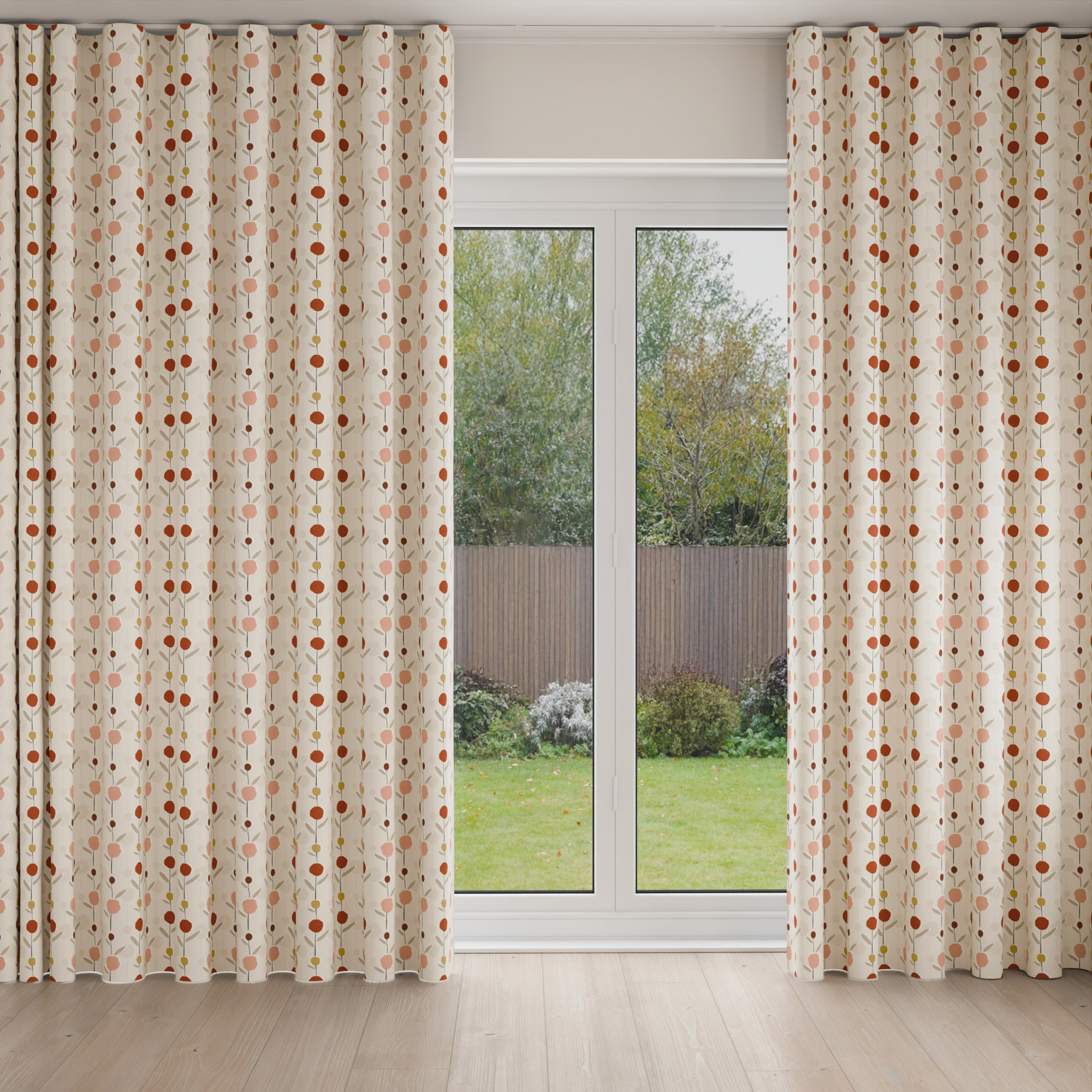 Marceau Cherry Wave Curtain - Image 3