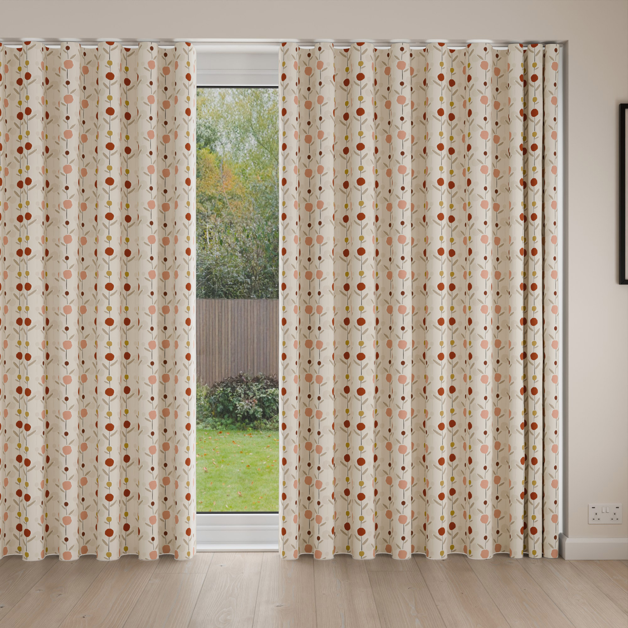 Marceau Cherry Wave Curtain - Image 4