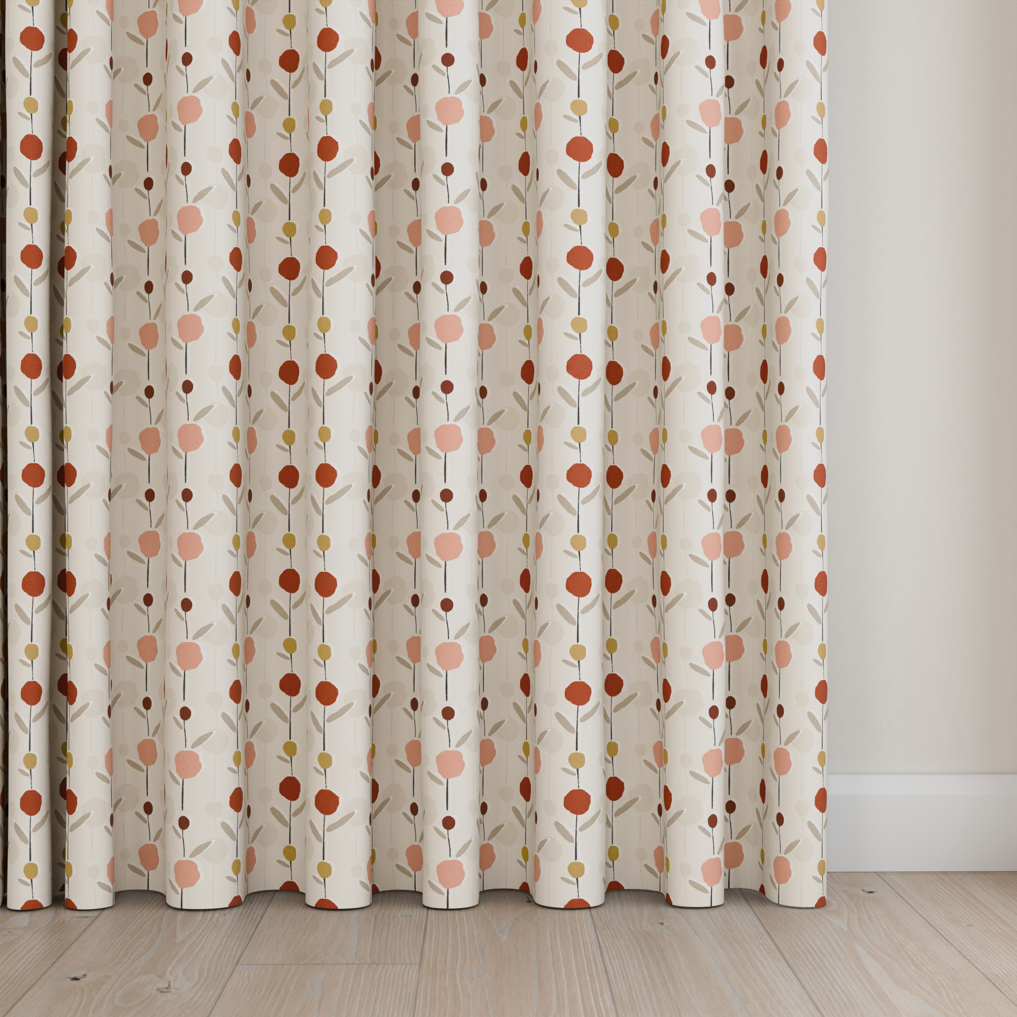 Marceau Cherry Wave Curtain - Image 5