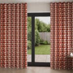 Hardy Ruby Wave Curtain