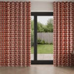 Hardy Ruby Wave Curtain