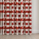 Crosby Scarlet Wave Curtain