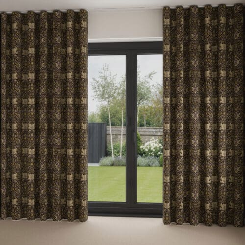 Presley Plum Wave Curtain