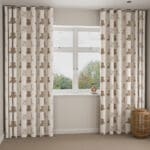 Teddies Cream Wave Curtain